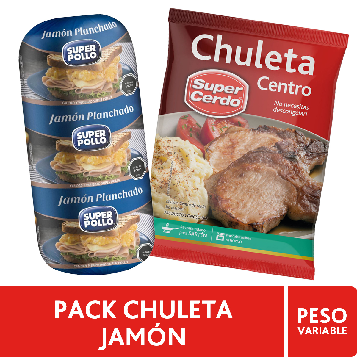 Pack Chuleta Jamón